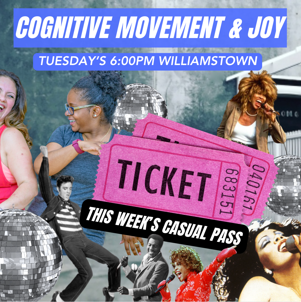 1 x Low Impact Casual Class. 16th Dec 6:00pm Beginners and Older Adults. Williamstown.