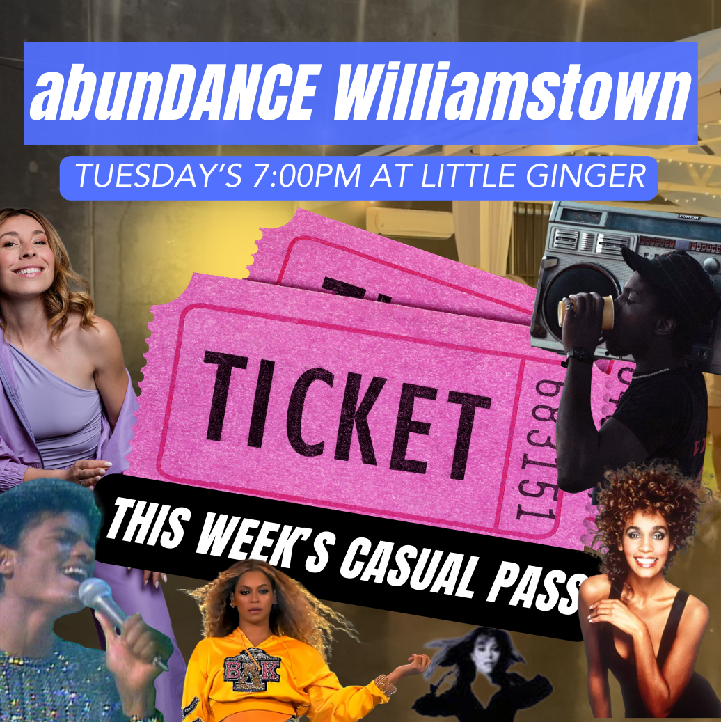 1 x Casual Class - abunDANCE Williamstown Tues 16th Dec