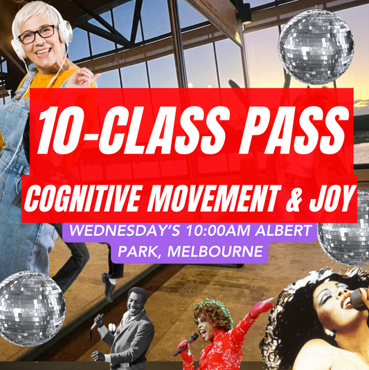 WED 10:00AM. Albert Park. Cognitive Movement and Joy 10-Class Pass