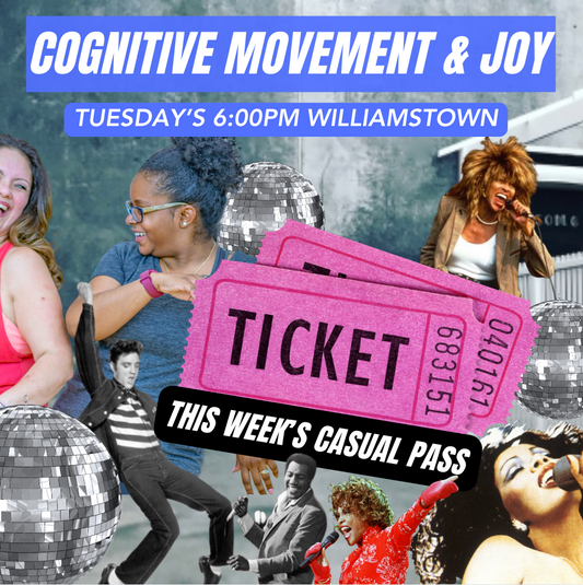 1 x Low Impact Casual Class. 16th Dec 6:00pm Beginners and Older Adults. Williamstown.