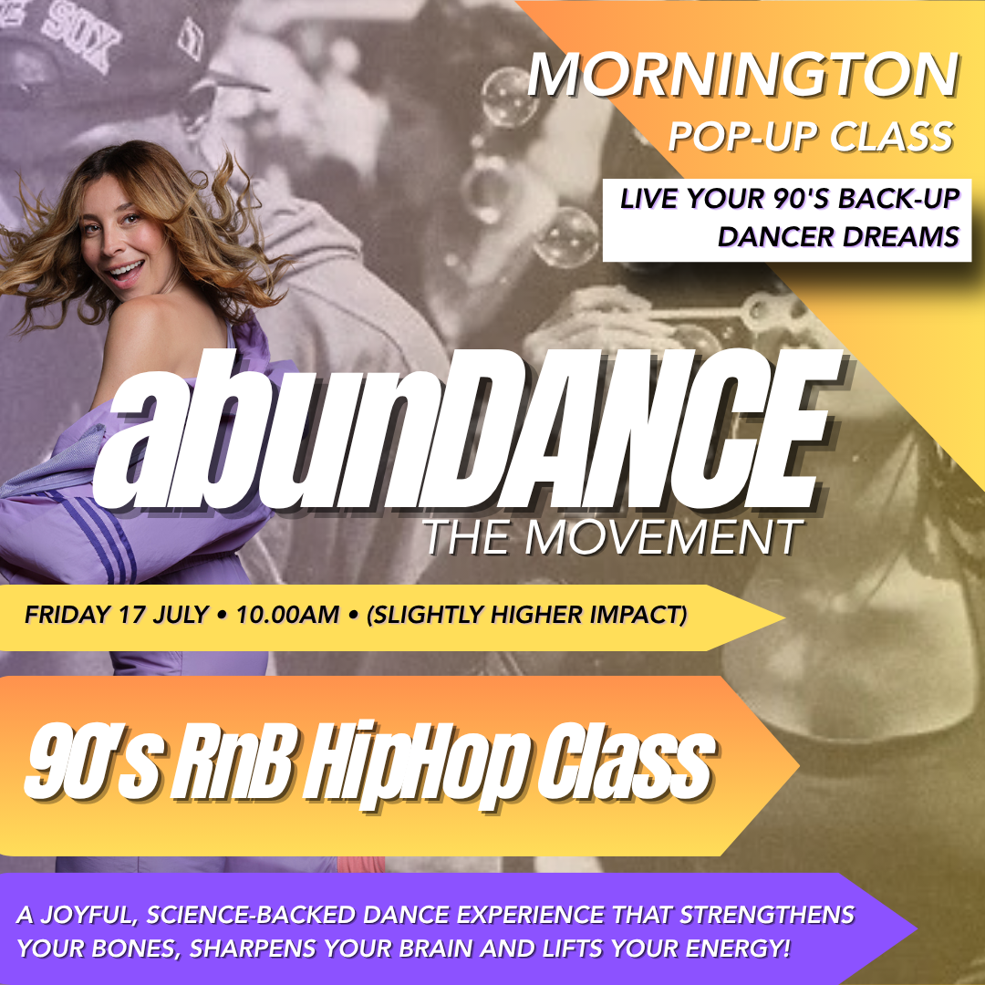 abunDANCE RnB Hip Hop Jam - Mornington, Fri 17 July 2026