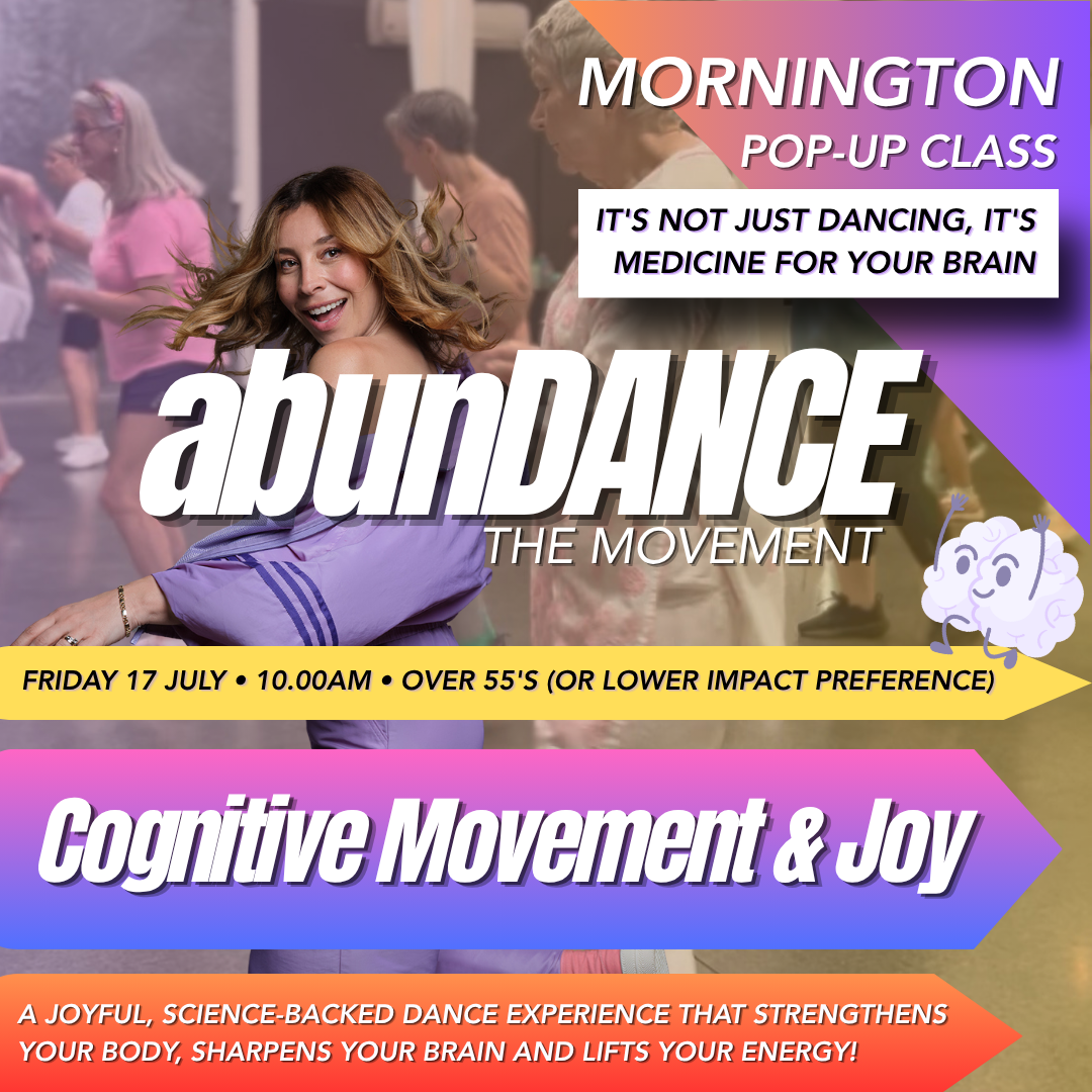 Cognitive Movement & Joy — Mornington, Fri 17 July 2026